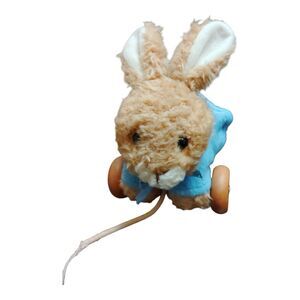 Eden Peter Rabbit Plush Toddler Pull Toy Beatrix Potter Nostalgic Classic Vtg